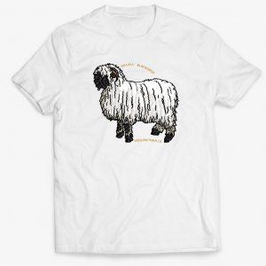 Pánské tričko s potiskem: Valais Blacknose Sheep - Walliserská černonosá ovce