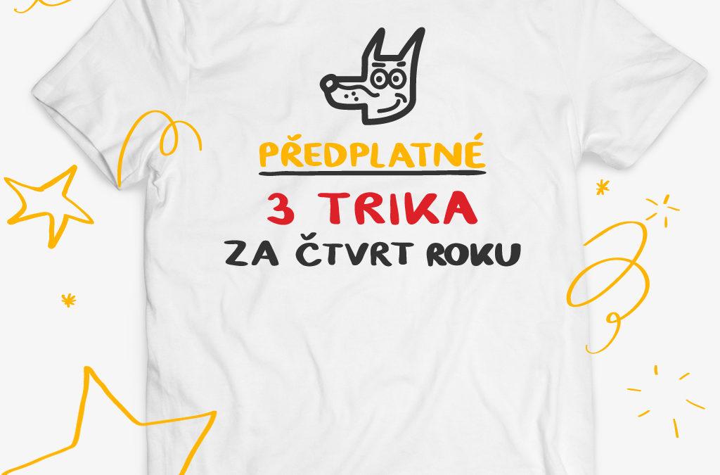 Předplatné triček na 3 měsíce