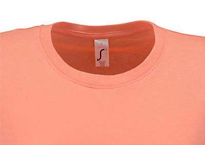 Pohodlný a odolný elastický límec dámského trička 1x1 Rib Knit