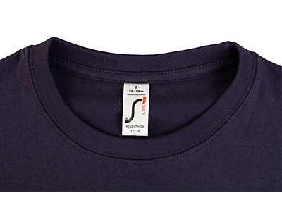 Odolný, pohodlný elastický límec dětského trička 1x1 Rib Knit