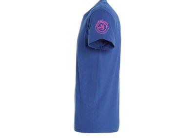 Boční strana pánského/unisex trička s potiskem