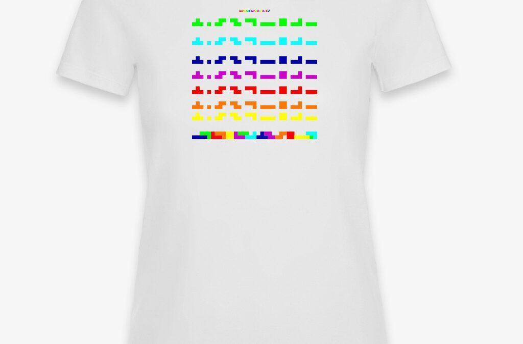 Dámské tričko Tetris dílky
