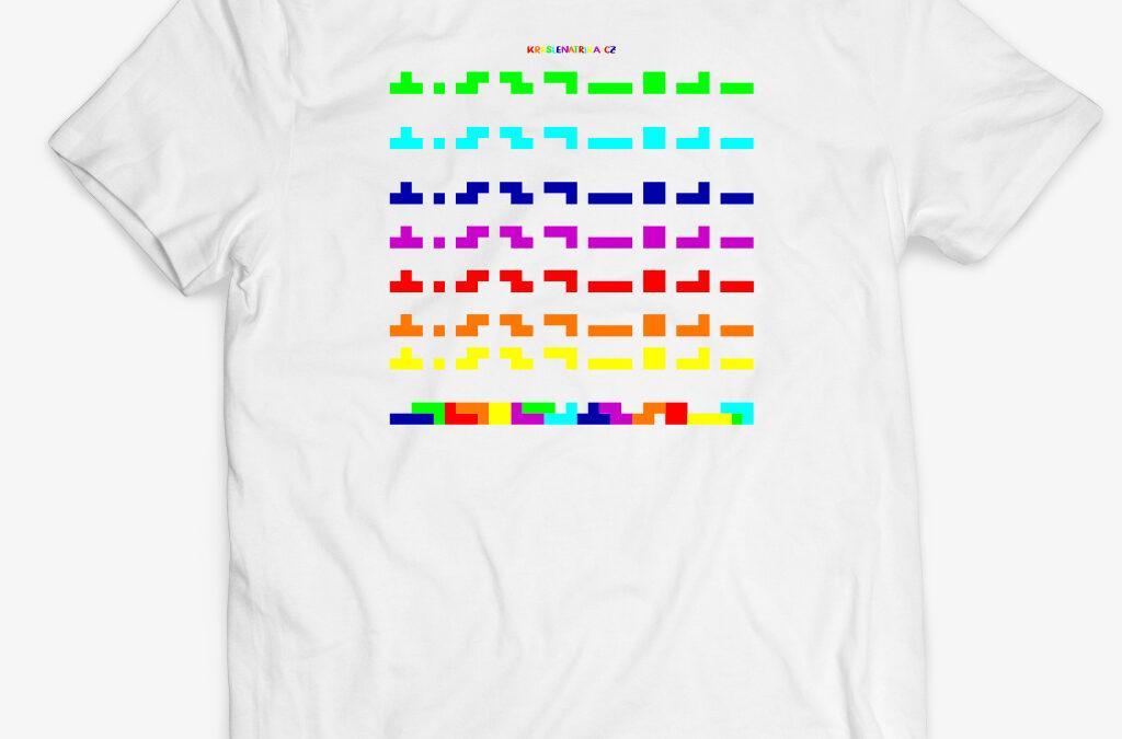 Pánské triko Tetris dílky