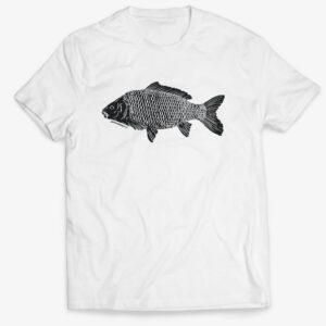 Rybářské tričko s archaickým kaprem
