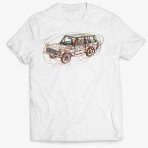 Tričko s krátkým rukávem 4X4 RRC - Range Rover Classic