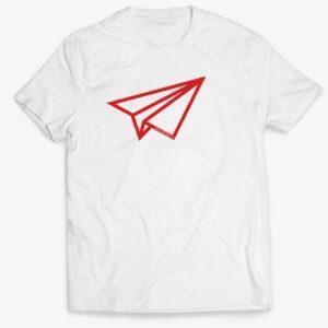 Letecké tričko - origami vlaštovka
