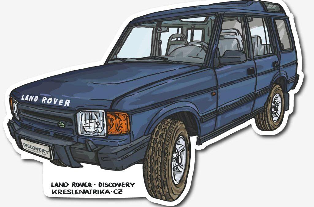 Neprůhledná samolepka Land Rover Discovery (1998)