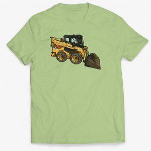 Komatsu SK820 smykový nakladač na tričku s krátkým rukávem