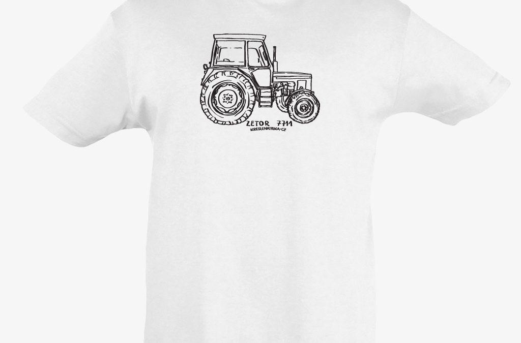 Dětské tričko s traktor 7711