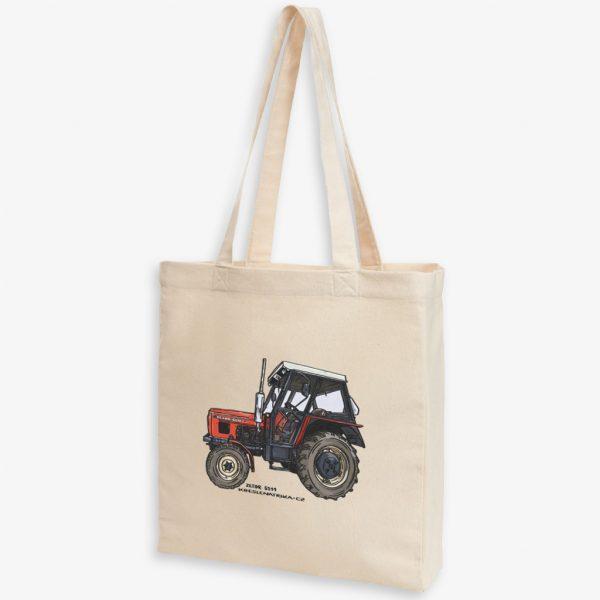 Pevná látková taška s mým autorským obrázkem traktoru Zetor 5211