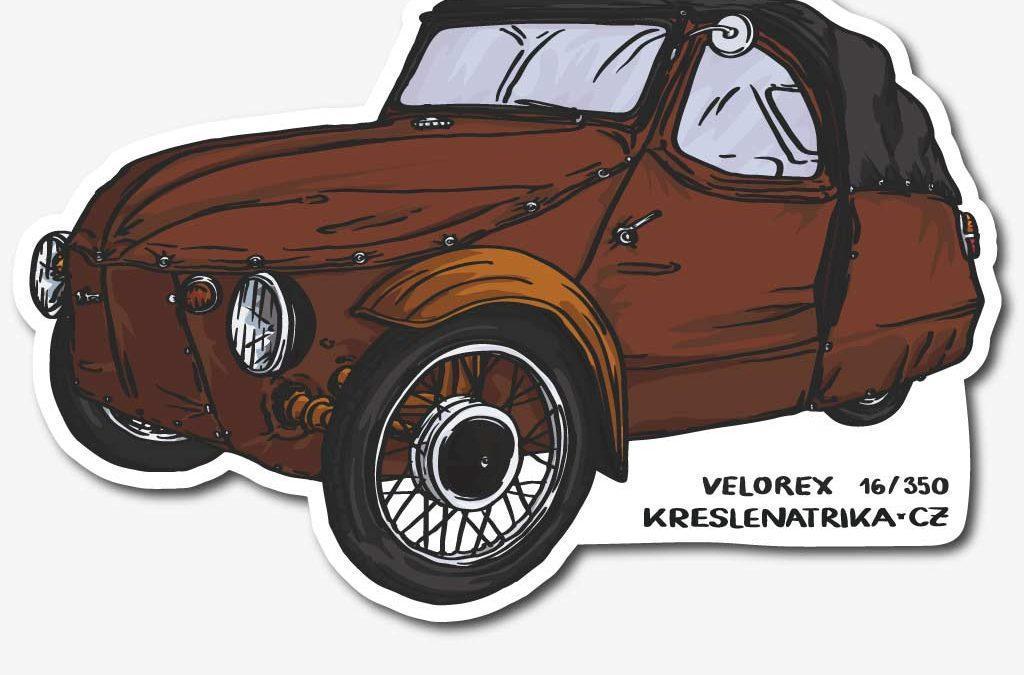 Samolepka Velorex – neprůhledná
