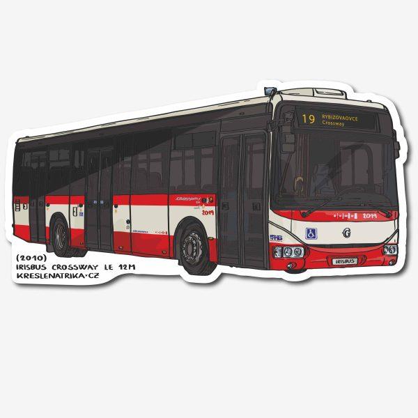 Polymerová samolepka autobus Crossway LE 12 m