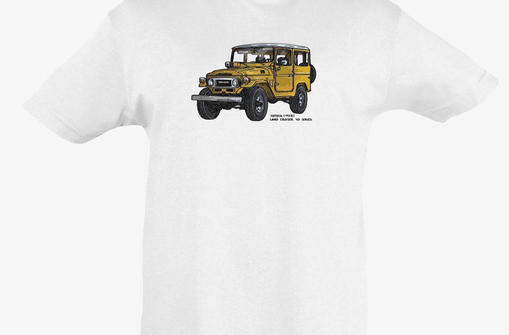 Offroad tričko pro děti: Land Cruiser 40 series