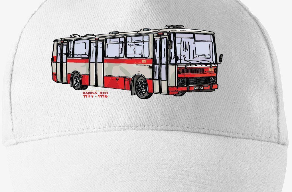 Kšiltovka autobus Karosa B731