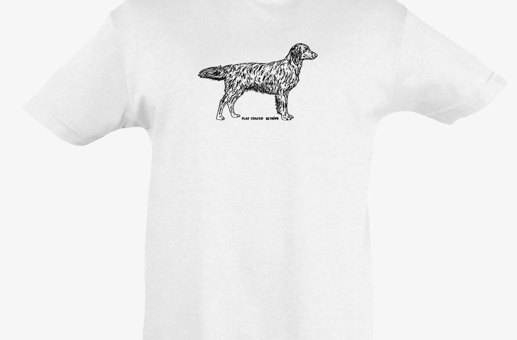 Dětské tričko flat coated retriever