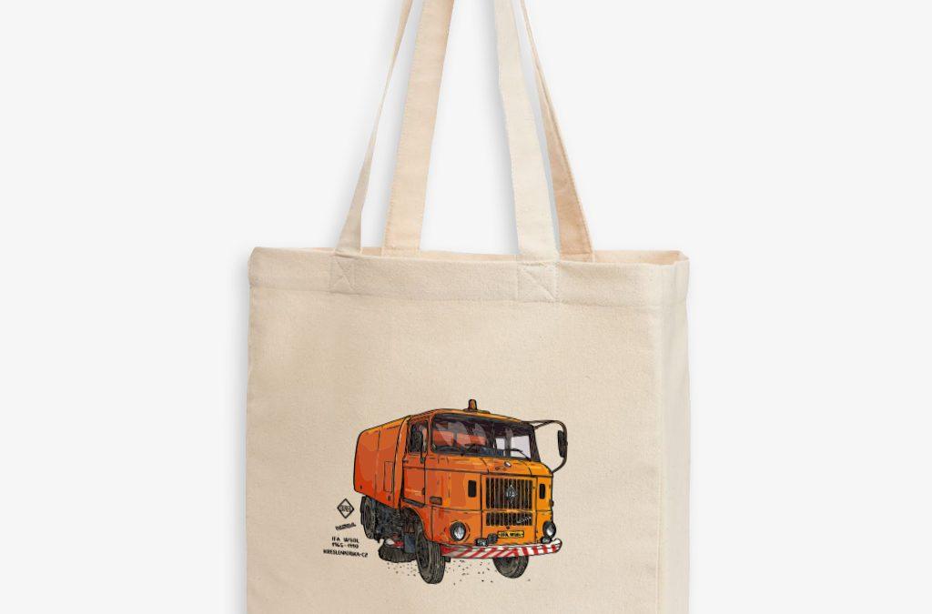 Látková taška čistící vůz IFA W50L