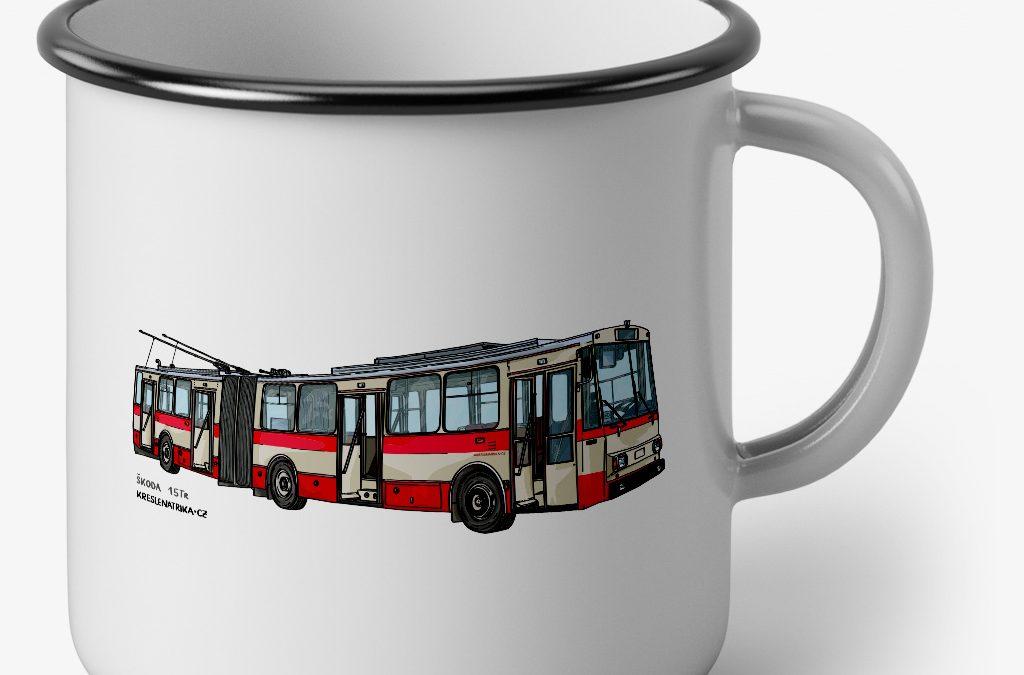 Plecháček trolejbus Škoda 15Tr