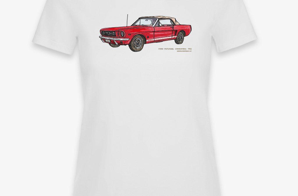 Dámské tričko Ford Mustang Convertible (1965)