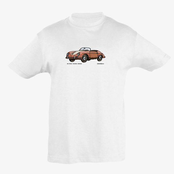 Bílé dětské tričko Porsche Speedster 356A