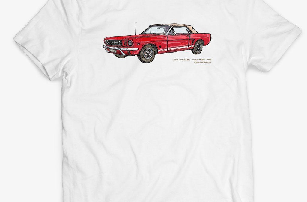 Pánské triko Ford Mustang Convertible (1965)