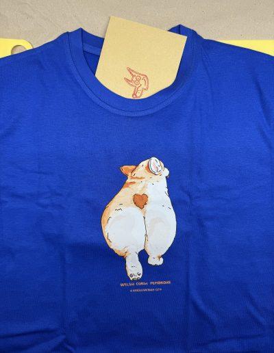 Dámské tričko se corgi zadečkem