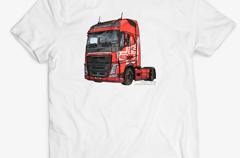 Tričko těžký nákladní automobil Volvo FH 500 (2018)