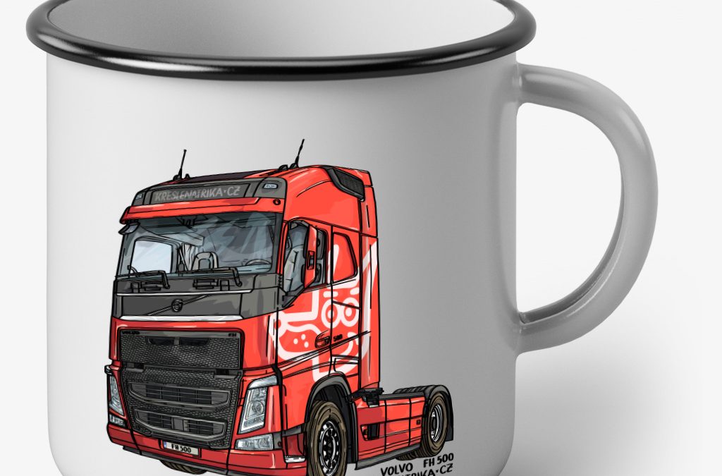 Plecháček nákladní automobil Volvo FH 500 (2018)