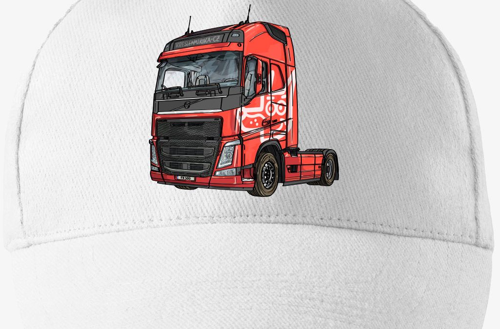 Kšiltovka dálkový tahač Volvo FH500