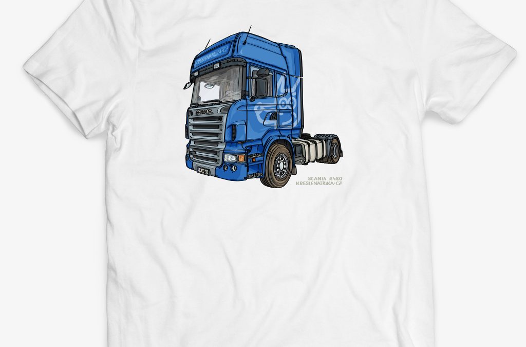 Tričko tahač Scania R480