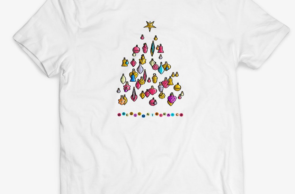 Retro vánoční ozdoby – pánské tričko