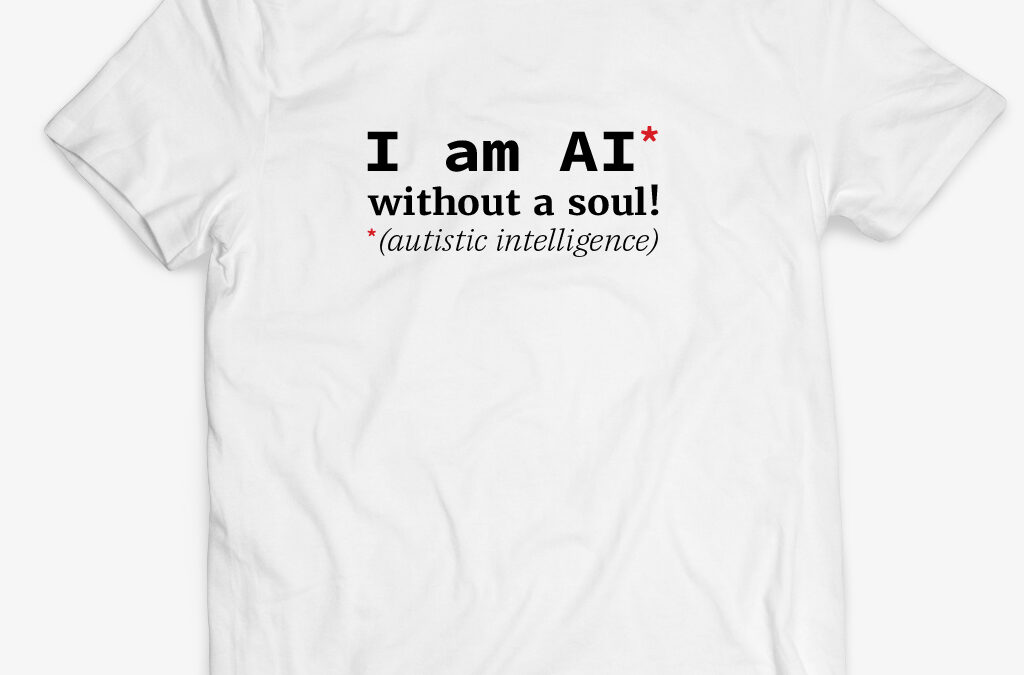 Pánské tričko: I am AI without a soul