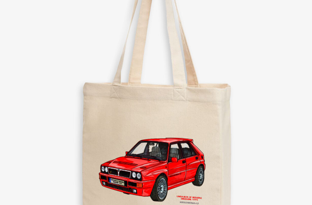Plátěná taška Lancia Delta HF integrale evoluzione 1991